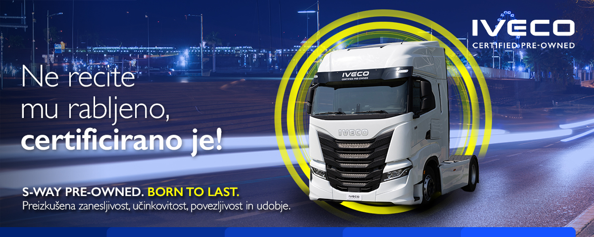 CERTIFICIRAN IVECO S-WAY: ROJEN, DA TRAJA